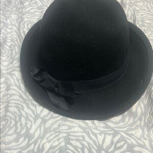 Timeless Black Felt Fedora Hat